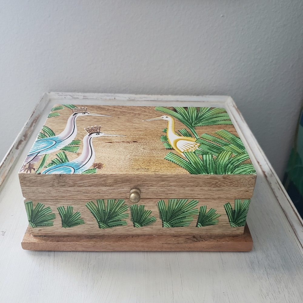 Solid Wood Jewelry Box